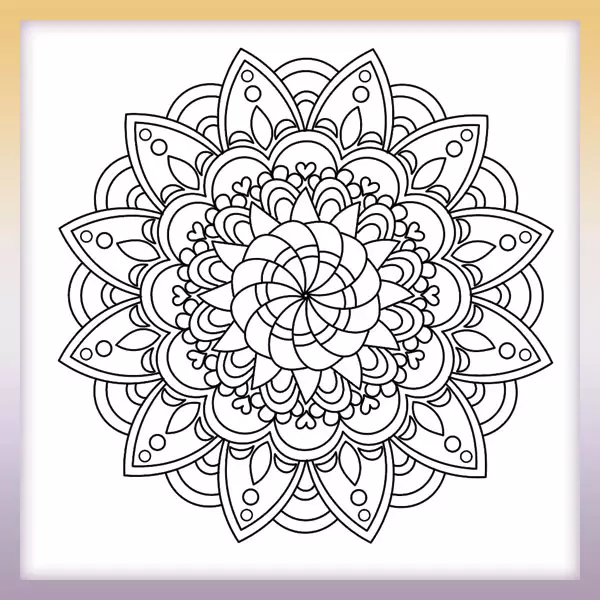 Mandala - Dibujos para colorear