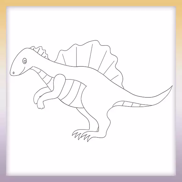 Dinosaurio - Spinosaurus - Dibujos para colorear