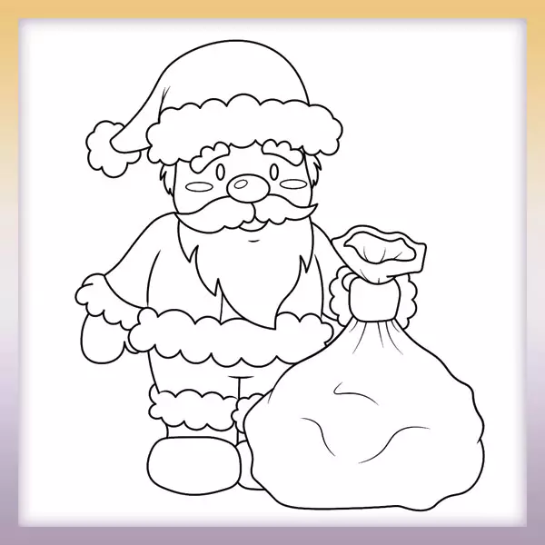 Papá Noel - Dibujos para colorear