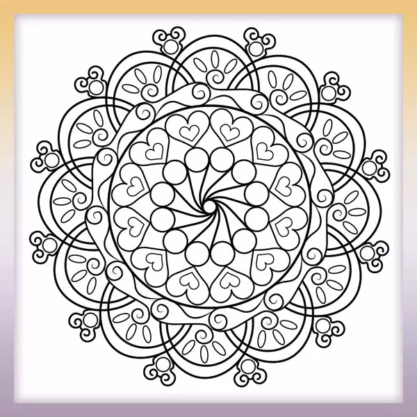 Mandala - Dibujos para colorear