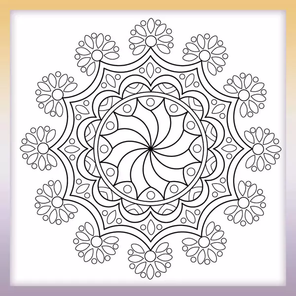 Mandala - Dibujos para colorear