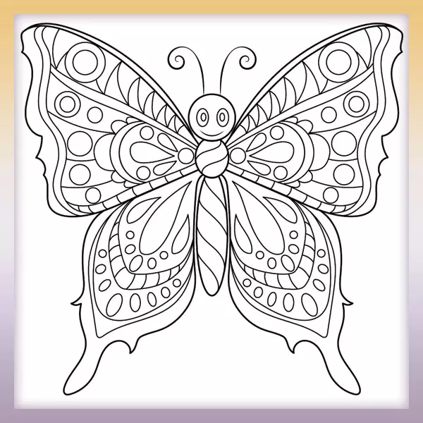 Mariposa - Dibujos para colorear