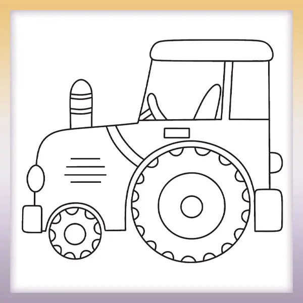Tractor | Dibujos para colorear