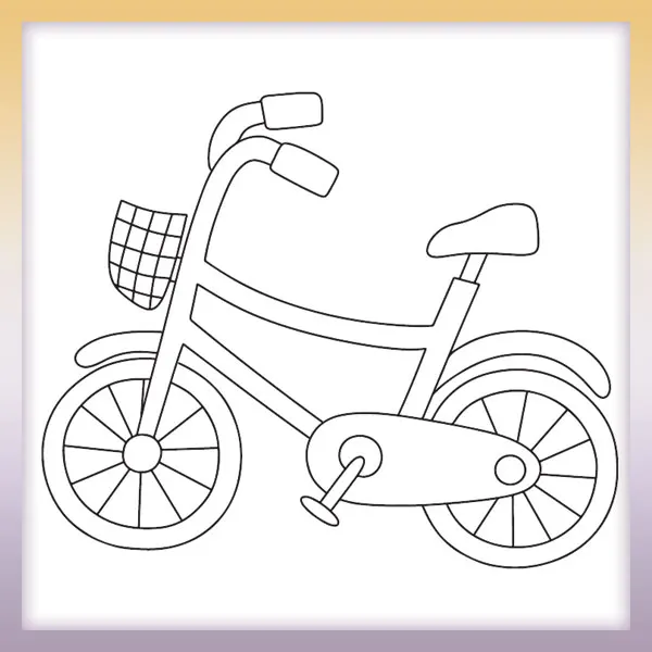 Bicicleta | Dibujos para colorear