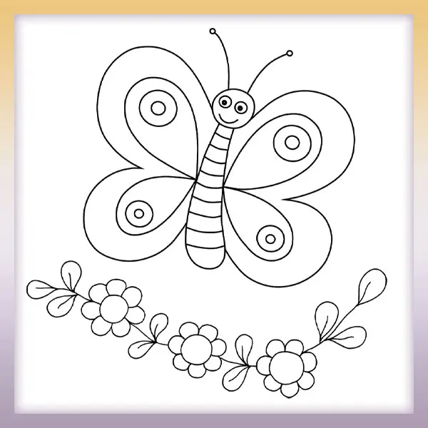Mariposa | Dibujos para colorear
