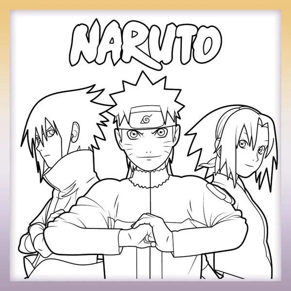Dibujos de Naruto para Colorear para Imprimir