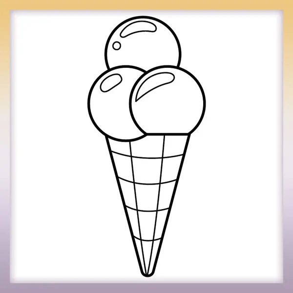 Helado | Dibujos para colorear