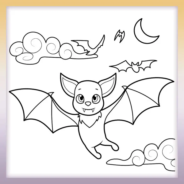 Murciélagos | Dibujos para colorear
