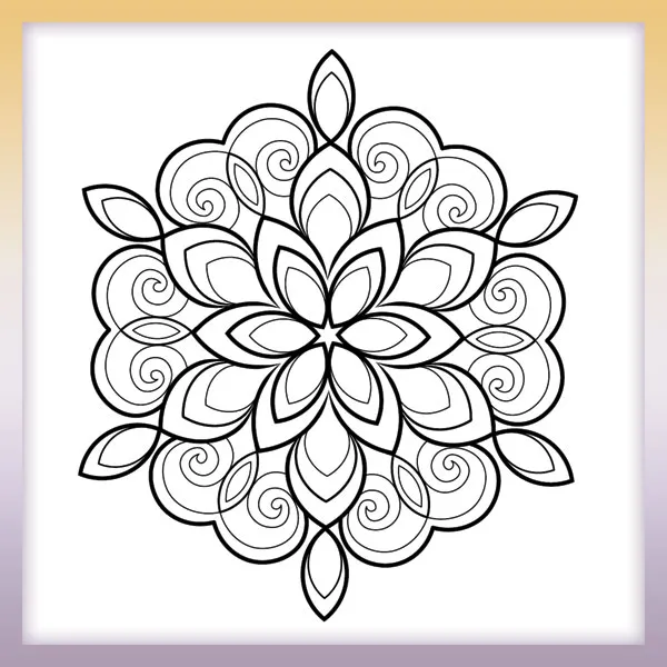 Mandala | Dibujos para colorear