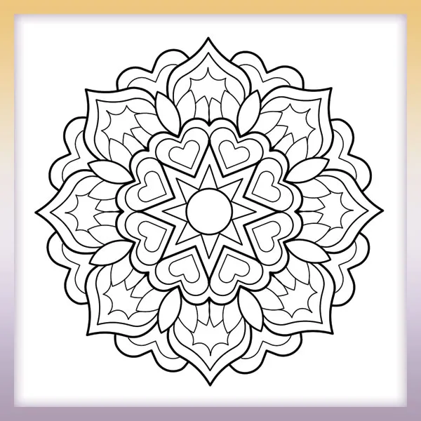 Mandala | Dibujos para colorear