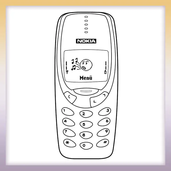 Nokia 3310 | Dibujos para colorear