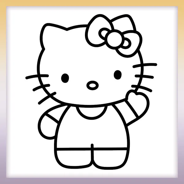 Hello Kitty | Dibujos para colorear