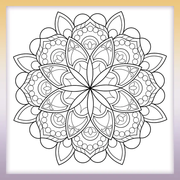Mandala | Dibujos para colorear