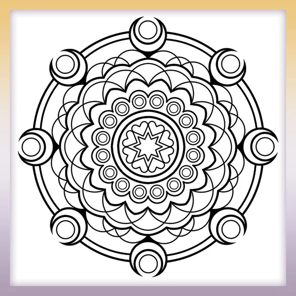 Mandala | Dibujos para colorear