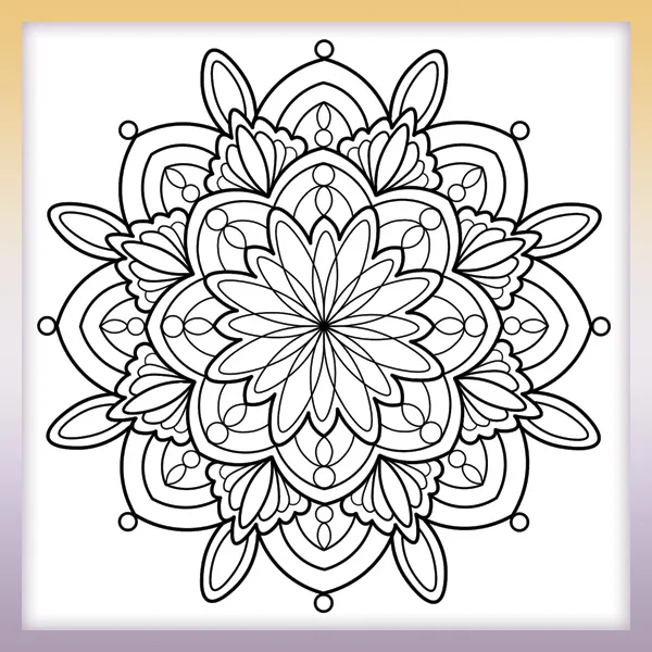 Mandala | Dibujos para colorear