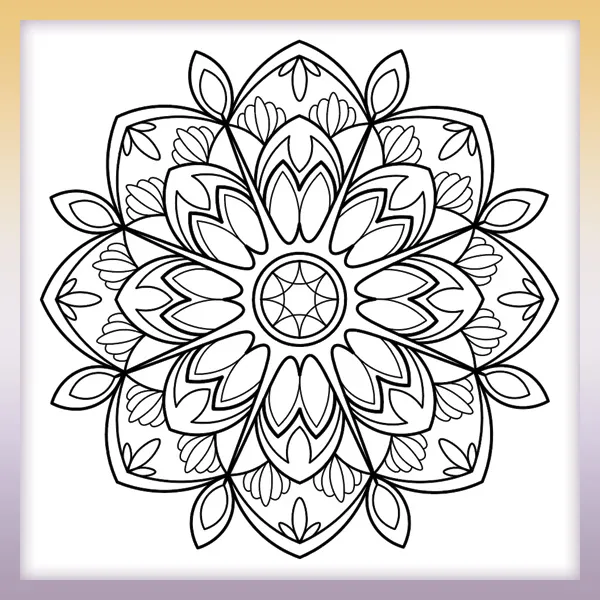 Mandala | Dibujos para colorear