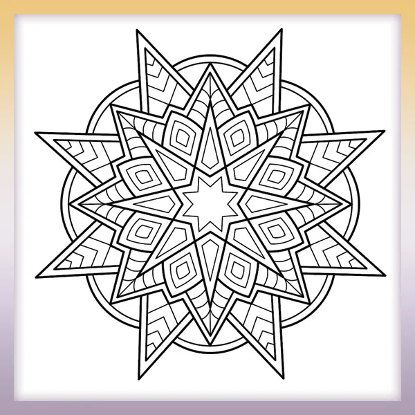 Mandala | Dibujos para colorear
