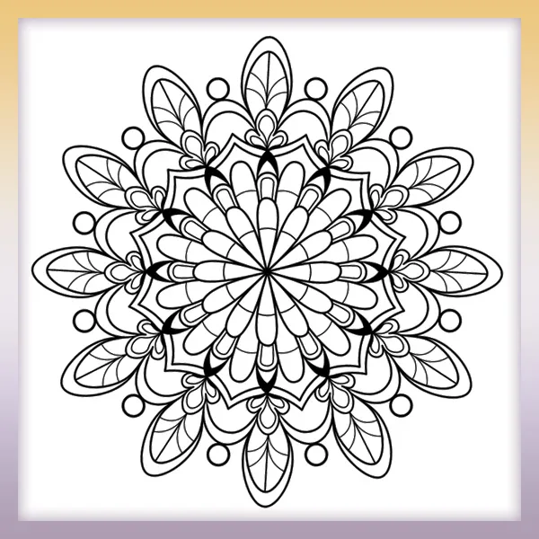Mandala | Dibujos para colorear