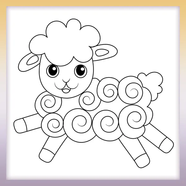 Oveja | Dibujos para colorear