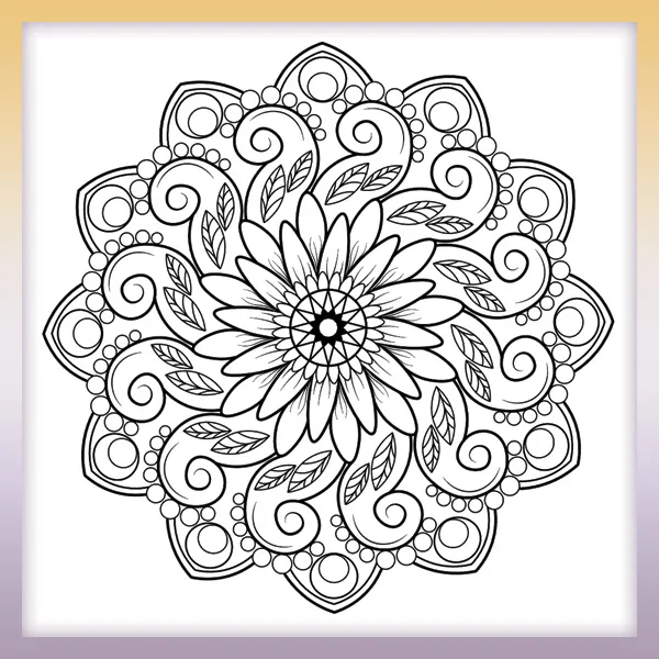 Mandala | Dibujos para colorear