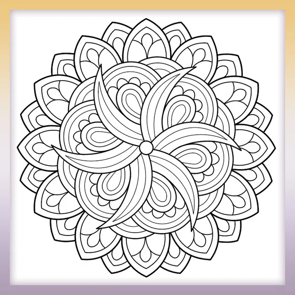 Mandala | Dibujos para colorear
