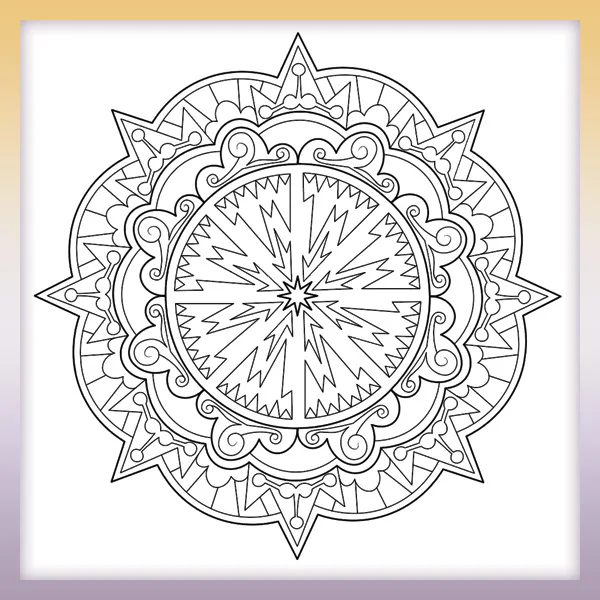 Mandala | Dibujos para colorear