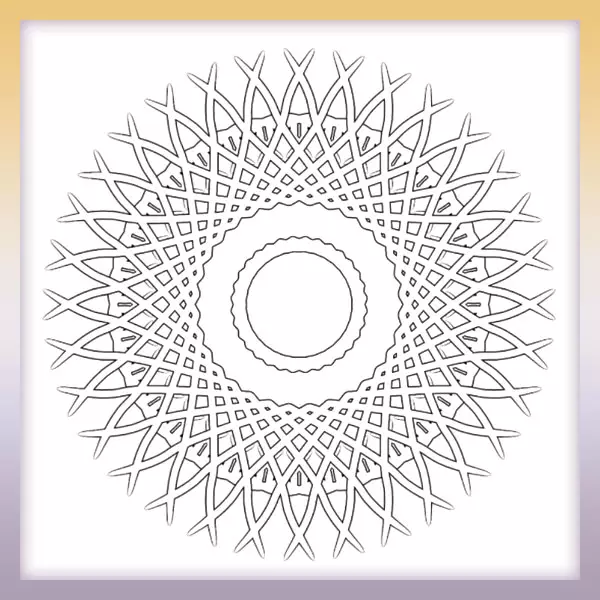 Mandala - Dibujos para colorear