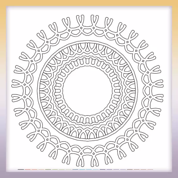 Mandala - Dibujos para colorear