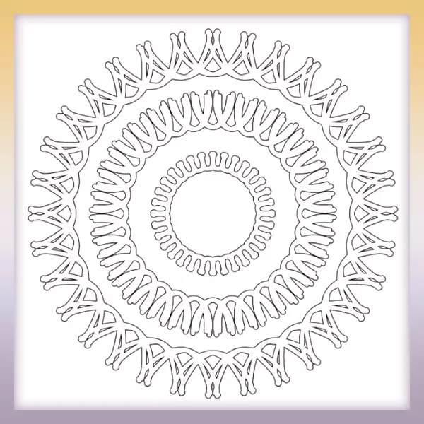 Mandala - Dibujos para colorear