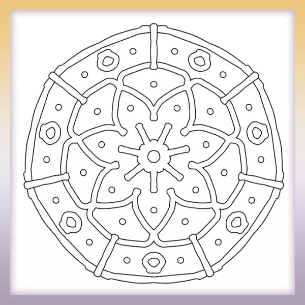 Mandala - Dibujos para colorear