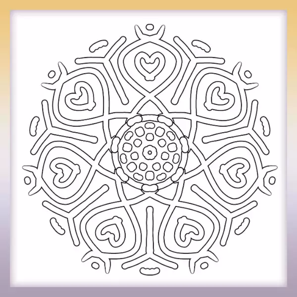 Mandala - Dibujos para colorear