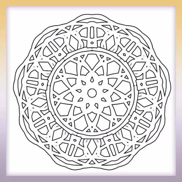 Mandala - Dibujos para colorear