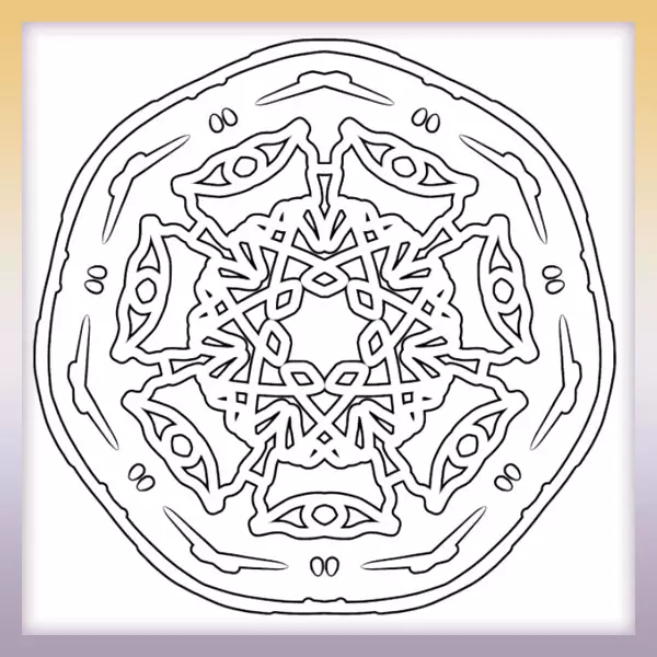 Mandala - Dibujos para colorear