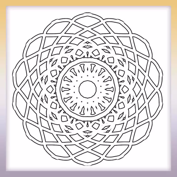 Mandala - Dibujos para colorear