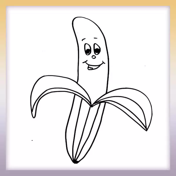 Banana - Dibujos para colorear