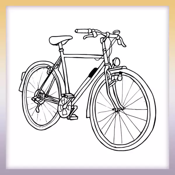 Bicicleta - Dibujos para colorear