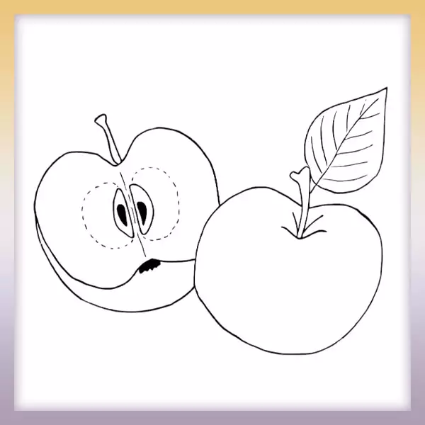 Manzanas - Dibujos para colorear