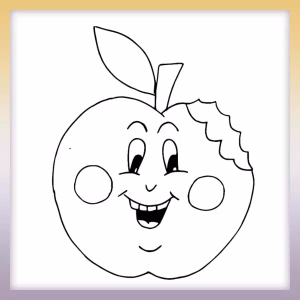 manzana - Dibujos para colorear