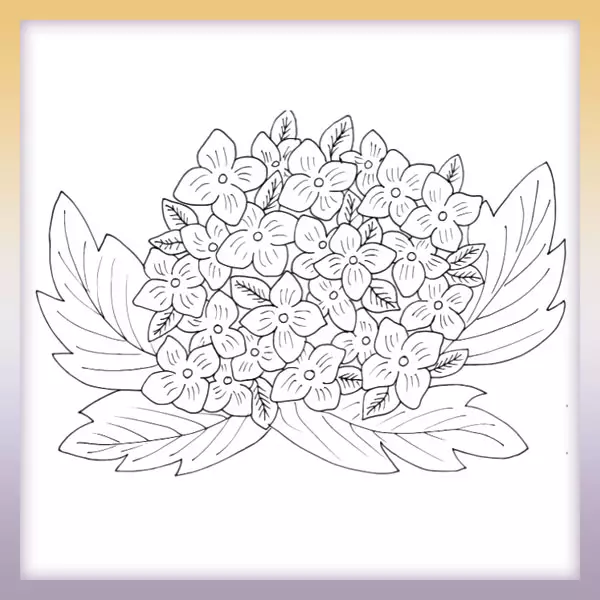 Flores de primavera - Dibujos para colorear