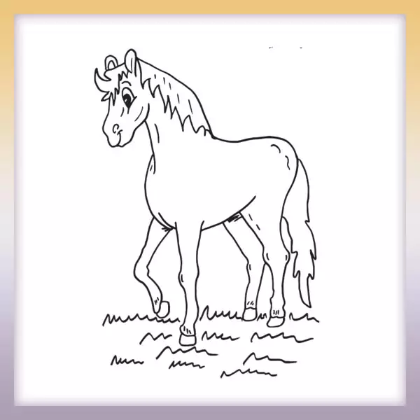 Caballo - Dibujos para colorear