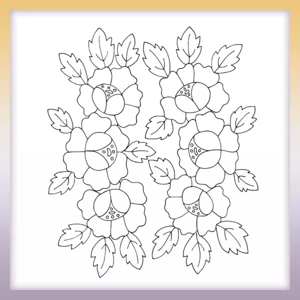 Flores - Dibujos para colorear