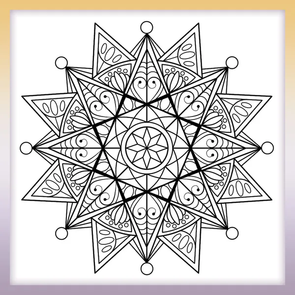 Mandala | Dibujos para colorear