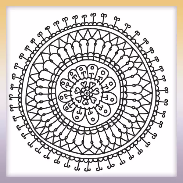 Mandala - Dibujos para colorear