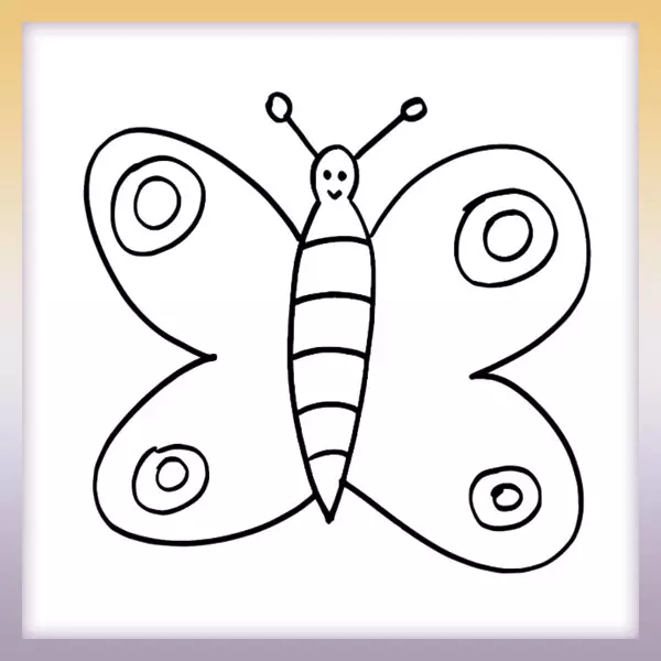 Mariposa - Dibujos para colorear