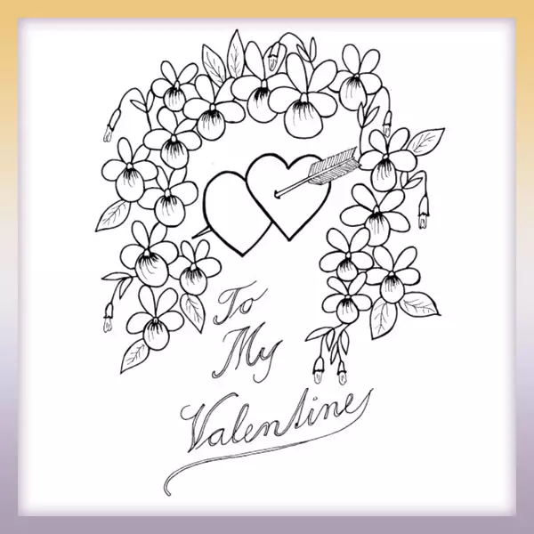 Mi San Valentín - Dibujos para colorear