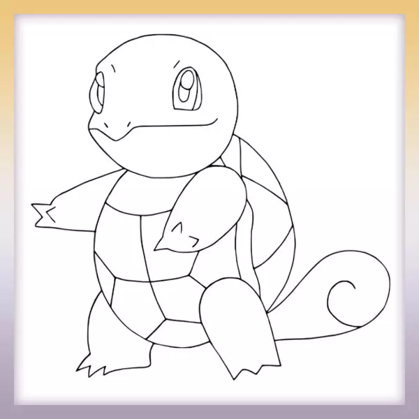 Squirtle - Pokémon - Dibujos para colorear