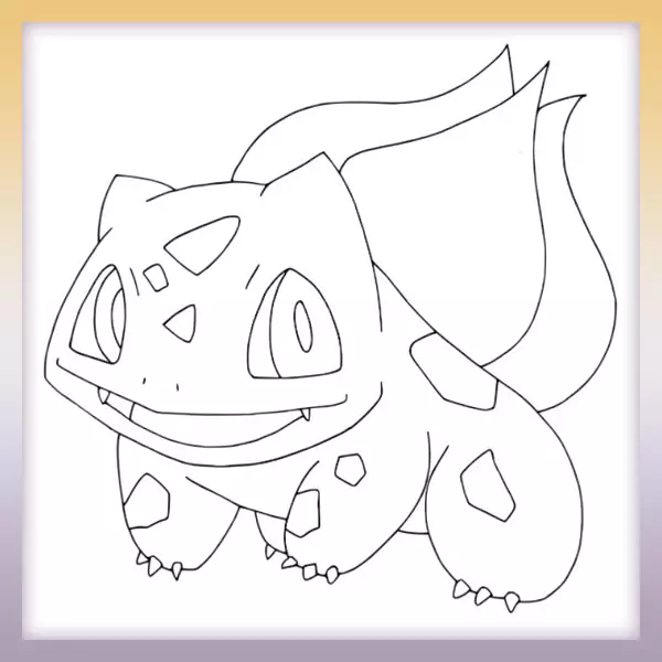 Bulbasaur - Pokémon - Dibujos para colorear