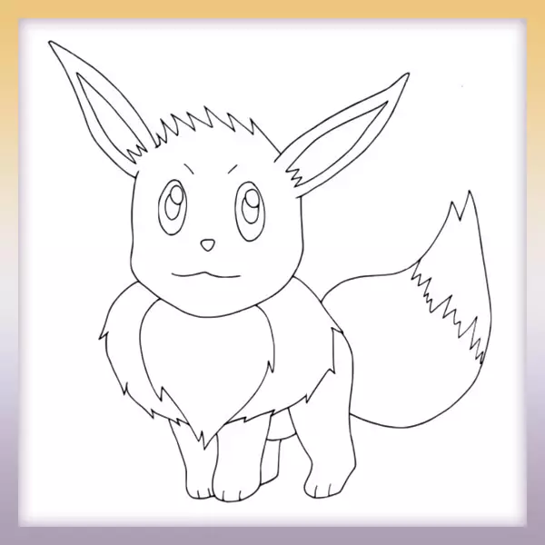 Eevee - Pokémon - Dibujos para colorear