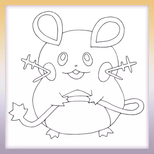 Dedenne - Pokémon - Dibujos para colorear