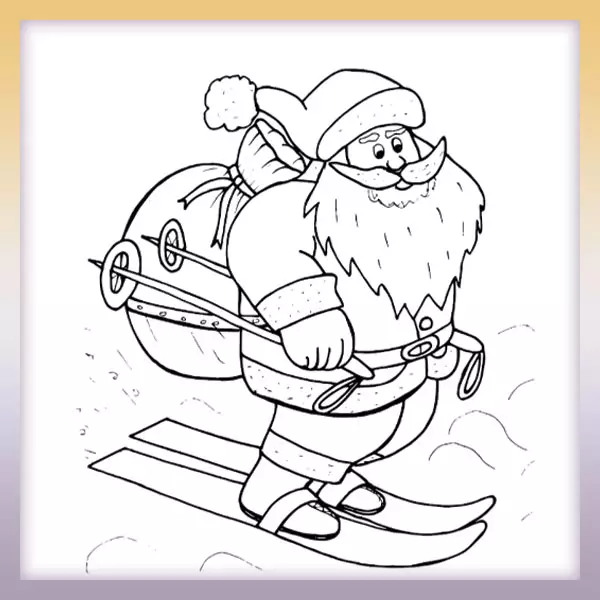 Papá Noel - Dibujos para colorear